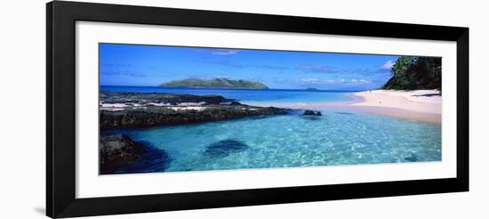 Island in the Sea, Veidomoni Beach, Mamanuca Islands, Fiji-null-Framed Photographic Print