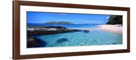 Island in the Sea, Veidomoni Beach, Mamanuca Islands, Fiji-null-Framed Photographic Print