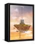 Island in the Sky. Illusion-Ganna Demchenko-Framed Stretched Canvas