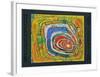 ISLAND IN THE YELLOW SEA - AUF DEM WEG IST MAN NIE VERLOREN , 1982-Friedensreich Hundertwasser-Framed Art Print