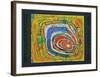 ISLAND IN THE YELLOW SEA - AUF DEM WEG IST MAN NIE VERLOREN , 1982-Friedensreich Hundertwasser-Framed Art Print