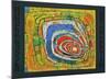 ISLAND IN THE YELLOW SEA - AUF DEM WEG IST MAN NIE VERLOREN , 1982-Friedensreich Hundertwasser-Mounted Art Print