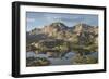 Island Lake and Fremont Peak, Bridger Wilderness, Wind River Range, Wyoming.-Alan Majchrowicz-Framed Photographic Print