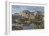 Island Lake and Fremont Peak, Bridger Wilderness, Wind River Range, Wyoming.-Alan Majchrowicz-Framed Photographic Print