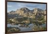 Island Lake and Fremont Peak, Bridger Wilderness, Wind River Range, Wyoming.-Alan Majchrowicz-Framed Photographic Print