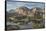 Island Lake and Fremont Peak, Bridger Wilderness, Wind River Range, Wyoming.-Alan Majchrowicz-Framed Stretched Canvas