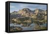 Island Lake and Fremont Peak, Bridger Wilderness, Wind River Range, Wyoming.-Alan Majchrowicz-Framed Stretched Canvas