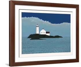 Island Lighthouse-Theodore Jeremenko-Framed Limited Edition