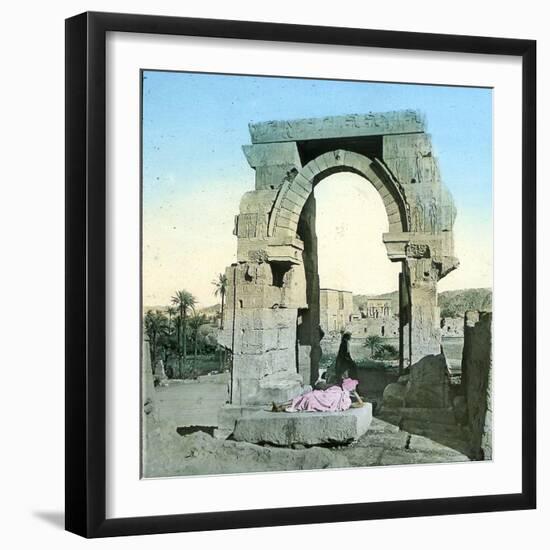 Island of Biggeh (Egypt), Near Philae-Leon, Levy et Fils-Framed Photographic Print