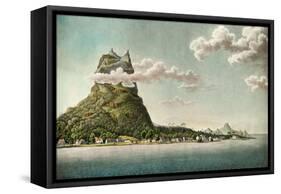 Island of Bora Bora, in Polynesia, Was Annexed by France in 1888-null-Framed Stretched Canvas