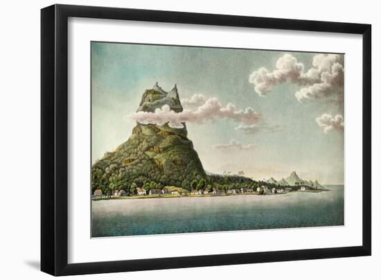 Island of Bora Bora, in Polynesia, Was Annexed by France in 1888-null-Framed Art Print