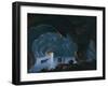 Island of Capri, the Blue Grotto, Gouache-null-Framed Giclee Print