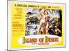 Island of Desire, Tab Hunter, Linda Darnell, 1952-null-Mounted Photo