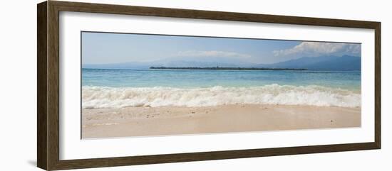 Island of Gili Air, with Gili Meno Beach in the Foreground, Gili Islands, Indonesia, Southeast Asia-Matthew Williams-Ellis-Framed Photographic Print