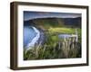 Island of Hawaii, Hawaii: Elevated View of Waipio Valley.-Ian Shive-Framed Photographic Print