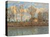 Island of La Grande Jatte, Neuilly sur Seine-Alfred Sisley-Stretched Canvas