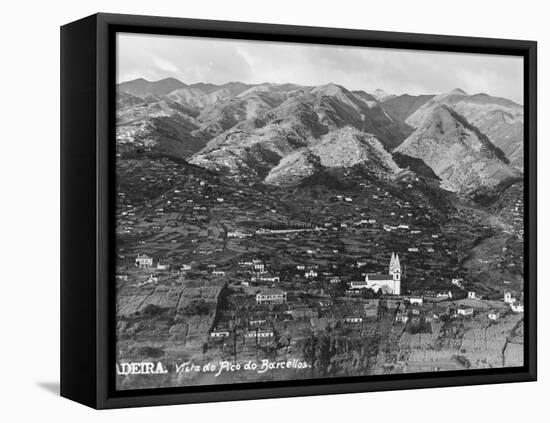 Island of Madeira, Portugal - View of Pico De Barcellos-null-Framed Stretched Canvas