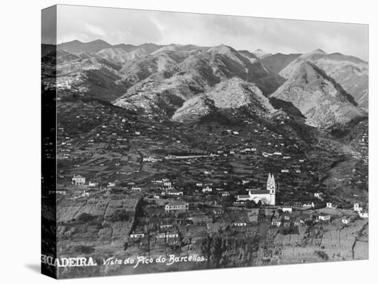 Island of Madeira, Portugal - View of Pico De Barcellos-null-Stretched Canvas