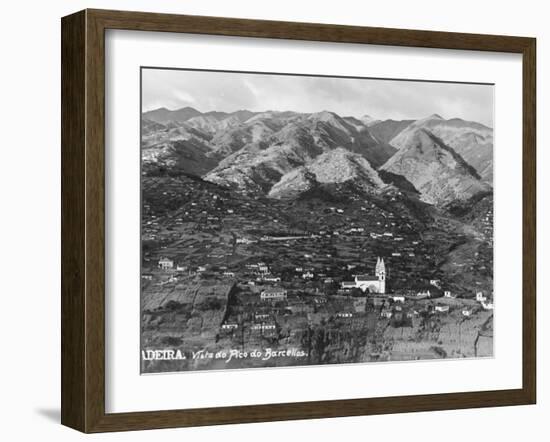 Island of Madeira, Portugal - View of Pico De Barcellos-null-Framed Photographic Print