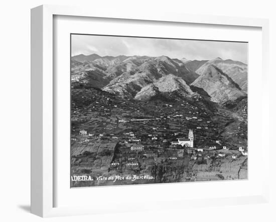 Island of Madeira, Portugal - View of Pico De Barcellos-null-Framed Photographic Print