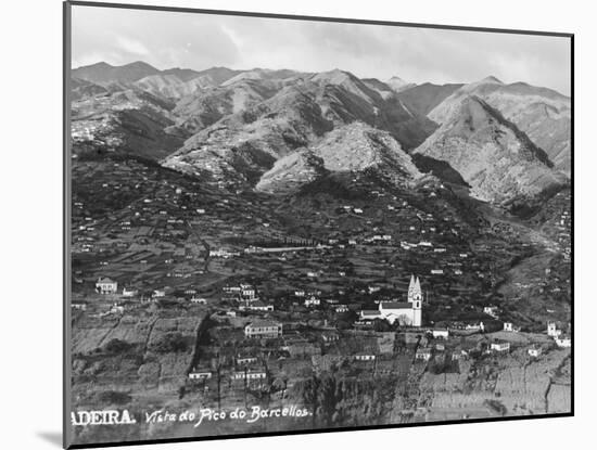 Island of Madeira, Portugal - View of Pico De Barcellos-null-Mounted Photographic Print