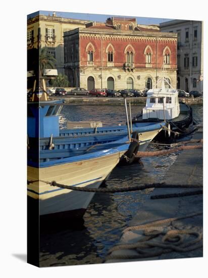 Island of Ortygia, Syracuse, Sicily, Italy, Mediterranean-Sheila Terry-Stretched Canvas