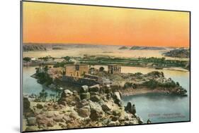 Island of Philae, Aswan, Nile-null-Mounted Art Print