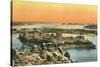 Island of Philae, Aswan, Nile-null-Stretched Canvas