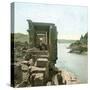 Island of Philae (Egypt), Temple of Isis, Interior View of the Colonnade-Leon, Levy et Fils-Stretched Canvas