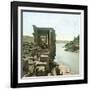 Island of Philae (Egypt), Temple of Isis, Interior View of the Colonnade-Leon, Levy et Fils-Framed Photographic Print