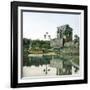 Island of Philae (Egypt), Trajan's Pavilion, or Kiosk, Overlooking a Dahabieh-Leon, Levy et Fils-Framed Photographic Print