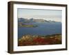 Island of Senja Viewed from Sommeroy, Near Tromso, Arctic Norway, Scandinavia, Europe-Dominic Harcourt-webster-Framed Photographic Print