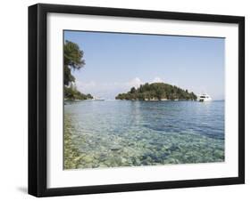 Island of Skorpios Owned by the Onassis Family, Near Lefkada, Ionian Islands, Greece-Robert Harding-Framed Photographic Print