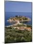 Island of Sveti Stefan and Adriatic Sea, Budva Riviera, Montenegro-Gavin Hellier-Mounted Photographic Print