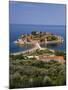 Island of Sveti Stefan and Adriatic Sea, Budva Riviera, Montenegro-Gavin Hellier-Mounted Photographic Print
