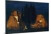 Island of the Dead, by Arnold Bocklin, 1880, Swiss Romantic/Symbolist Painting, Oil on Wood. A Drap-Everett - Art-Mounted Art Print