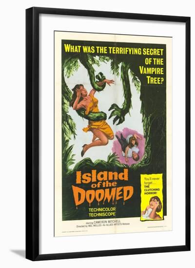 Island of the Doomed, 1967-null-Framed Art Print