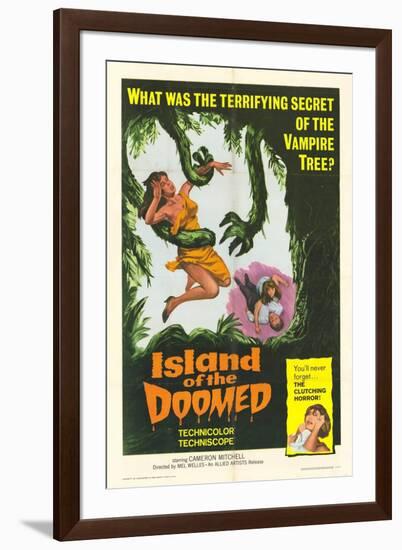 Island of the Doomed, 1967-null-Framed Art Print