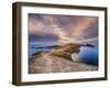 Island of the Sun, elevated view, Titicaca Lake-Karol Kozlowski-Framed Photographic Print