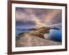 Island of the Sun, elevated view, Titicaca Lake-Karol Kozlowski-Framed Photographic Print