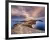 Island of the Sun, elevated view, Titicaca Lake-Karol Kozlowski-Framed Photographic Print