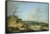 Island of Walcheren with the Castle of Westoven-Johannes Goedaert-Framed Stretched Canvas