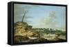 Island of Walcheren with the Castle of Westoven-Johannes Goedaert-Framed Stretched Canvas