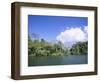 Island on Gatun Lake, Soberania Forest National Park, Panama Canal, Panama, Central America-Sergio Pitamitz-Framed Photographic Print