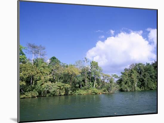 Island on Gatun Lake, Soberania Forest National Park, Panama Canal, Panama, Central America-Sergio Pitamitz-Mounted Photographic Print