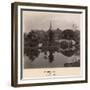Island Pavilion in the Cantanement Garden, Rangoon, Burma, Late 19th Century-Philip Adolphe Klier-Framed Giclee Print