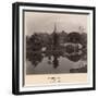 Island Pavilion in the Cantanement Garden, Rangoon, Burma, Late 19th Century-Philip Adolphe Klier-Framed Giclee Print