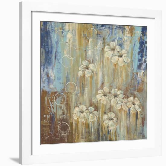 Island Shower I-Carol Black-Framed Art Print