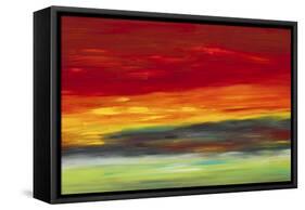 Island Sky-Hilary Winfield-Framed Stretched Canvas