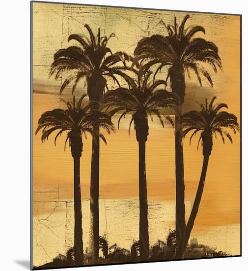 Island Sunset-Karl Rattner-Mounted Giclee Print